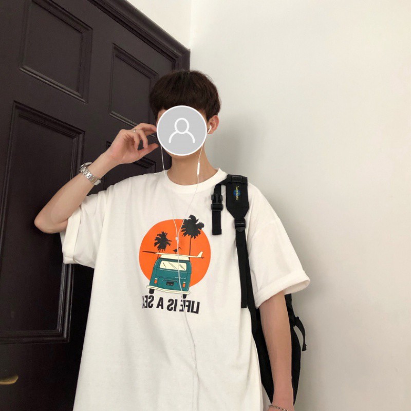 áo nam Tay Ngắn Phong Cách Hàn Quốc Năng Động 3 Màu Lựa Chọn