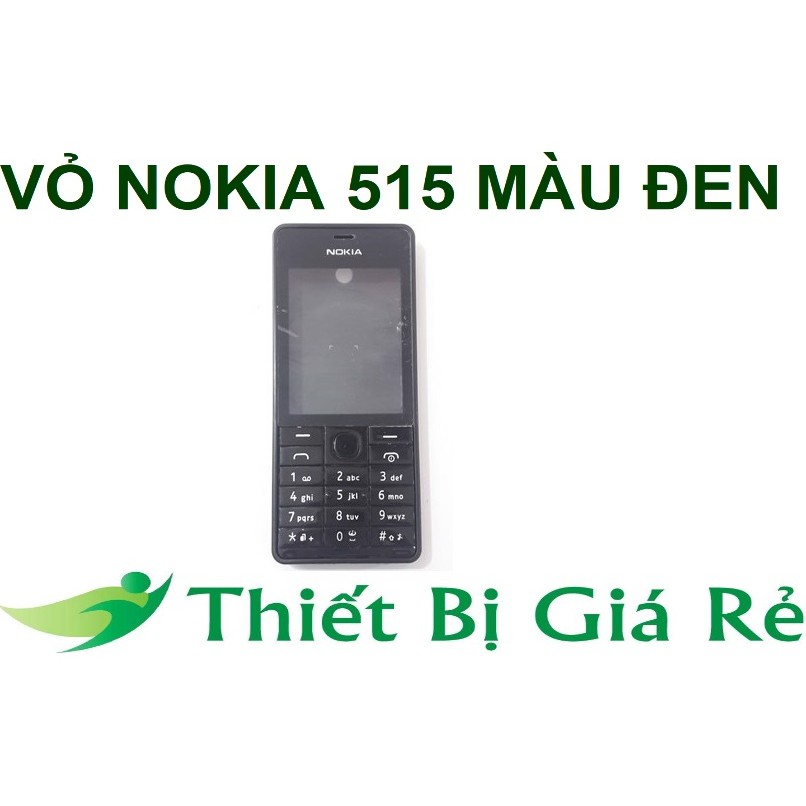 VỎ NOKIA 515 MÀU ĐEN