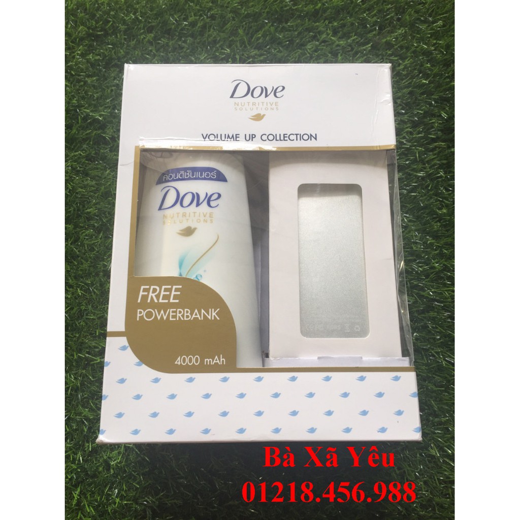 Bộ dầu gội , dầu xã Dove Thái Lan + Pin xạc dự phòng 4000mAh