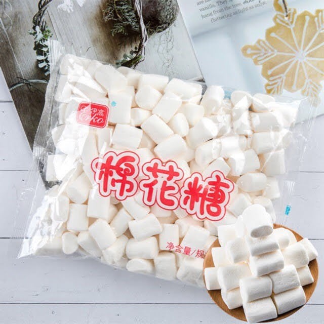 [ Sẵn hàng ] Combo 500g kẹo bông sữa trắng Marshmallow