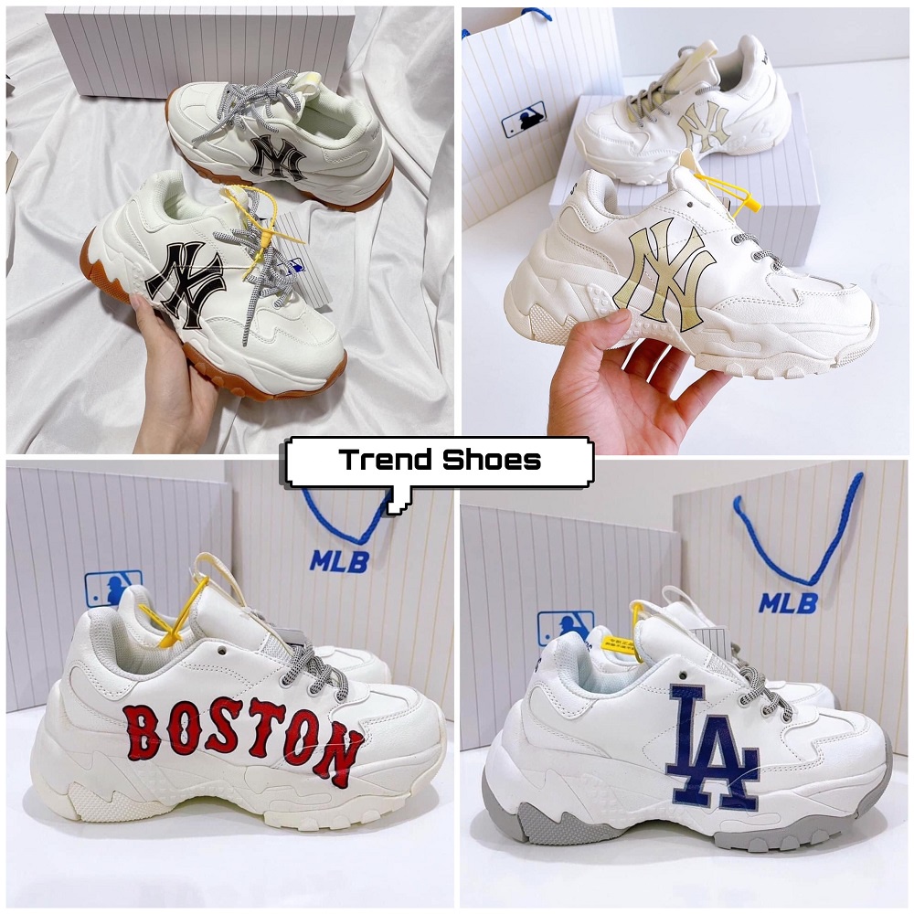 Đế Tách+ Tặng Tất Cao CổGiày Sneakers Nam Nữ- Giày MLB Big Ball Chunky In 3d Đế Cao 5cm Hàng 11 Trung