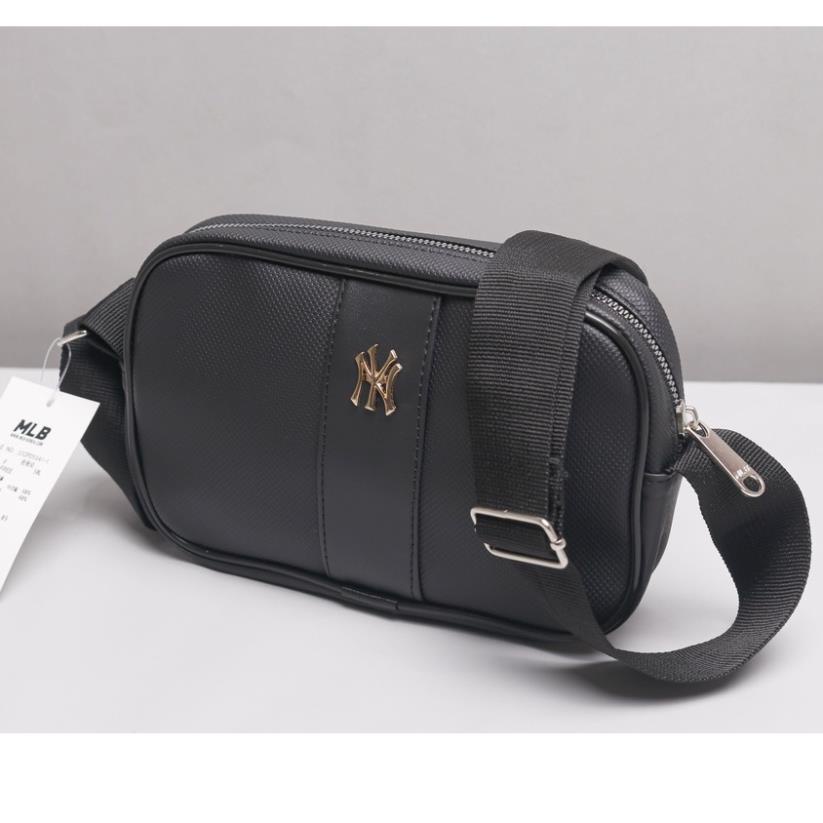 TÚI ĐEO CHÉO MLB  ADVENTURE LOGO NY KIM LOẠI 01 NGĂN TIỆN LỢI ,xịn mịn
