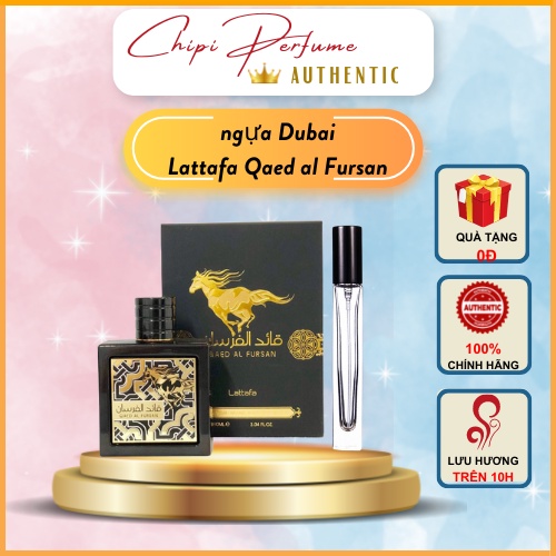 Nước Hoa Nam Qaed Al Fursan - Dầu Thơm Dubai Ngựa Dứa[Chính Hãng]