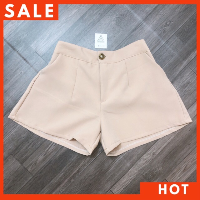 Quần đùi nữ lưng thun vải đẹp