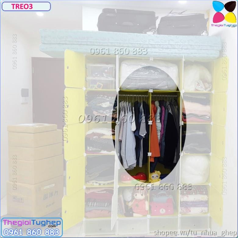 Thanh treo quần áo cho tủ nhựa ghép, dài 35cm, sơn trắng, 1 cái