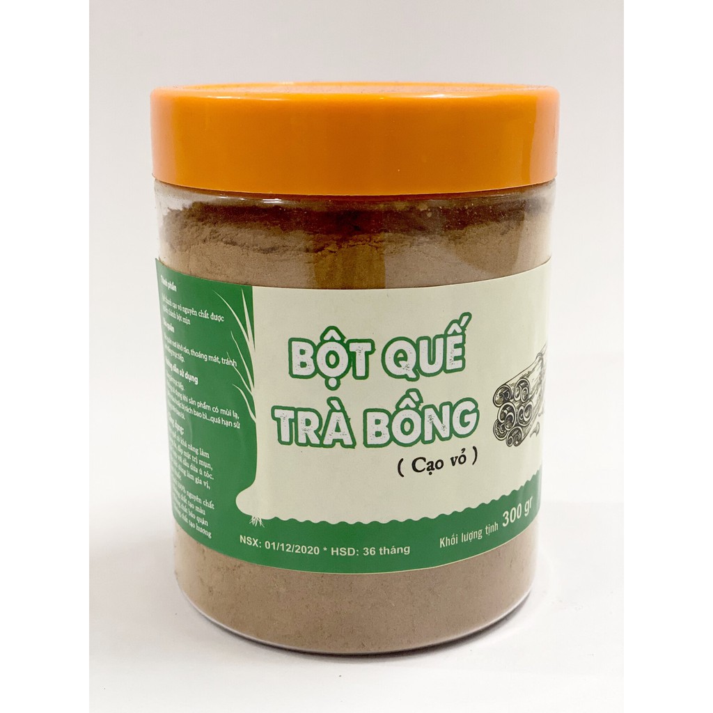 Bột Quế Nguyên Chất Chính Hãng Thương Hiệu Quế Trà Bồng 300gram