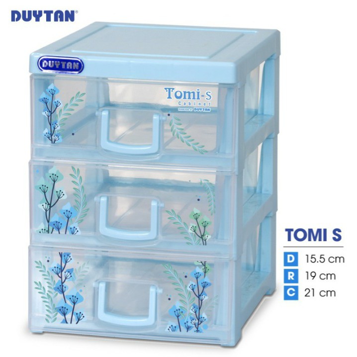 Tủ nhựa Duy Tân Mini Tomi S - 3 ngăn