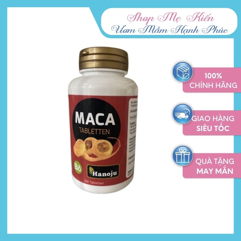 Bio Maca đỏ Tabletten Hanoju tăng khả năng thụ thai - Shop mẹ Kiến