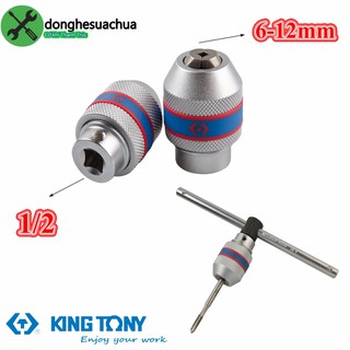 Đầu vặn taro Kingtony 39124012M loại 1/2 lỗ vuông 6mm-12mm
