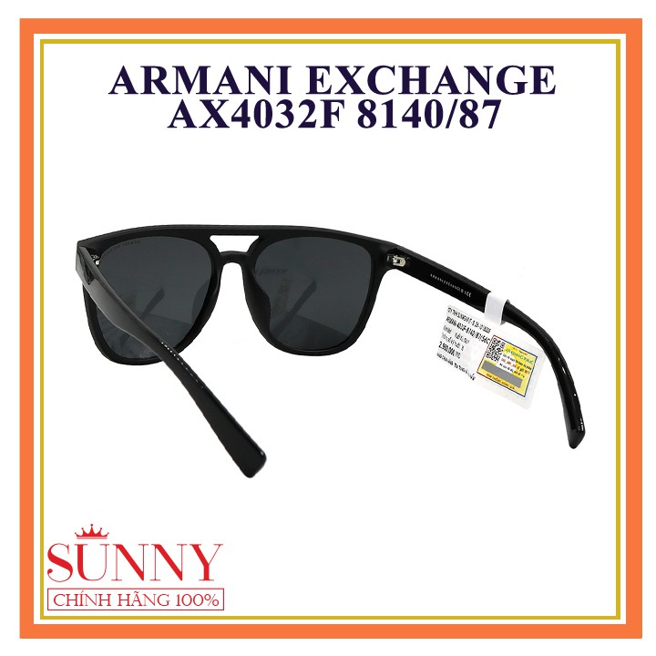 AX4032F 8140/87 - mắt kính Armani Exchange chính hãng, bảo hành toàn quốc