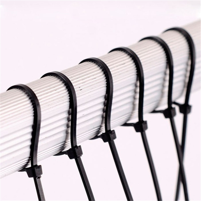 Bộ 100 dây buộc cáp nylon tự khóa cố định tiện dụng