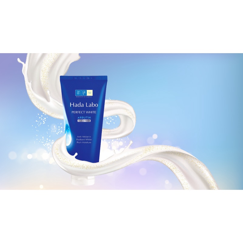 HadaLabo Kem rửa mặt Perfect White Cleanser 80g
