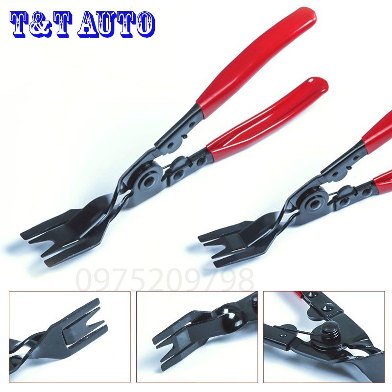 Kìm mở đèn pha, chóa đèn, cậy chốt nút ô tô ( hàng nhập khẩu chất lượng cao).