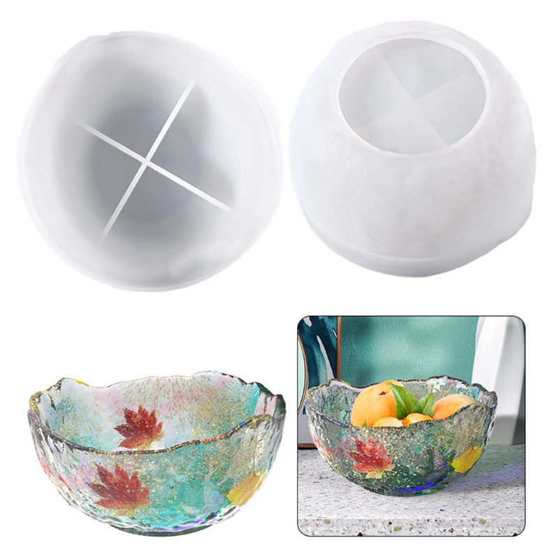 Khuôn silicone làm tô đựng trái cây hình học độc đáo