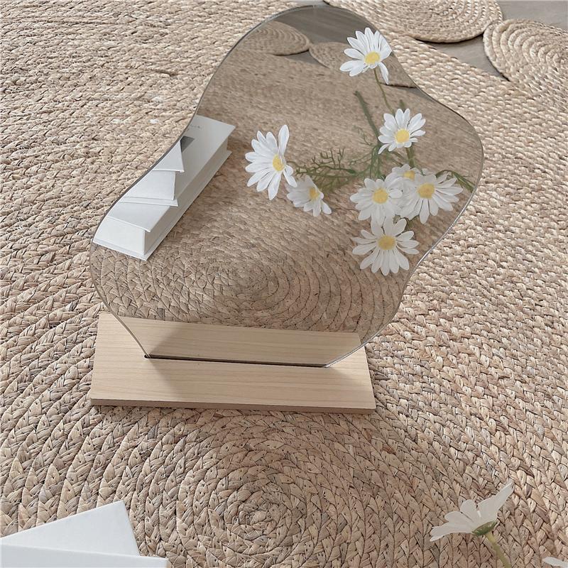 Gương để bàn bằng gỗ decor bàn học bàn trang điểm xinh xắn Cute.home