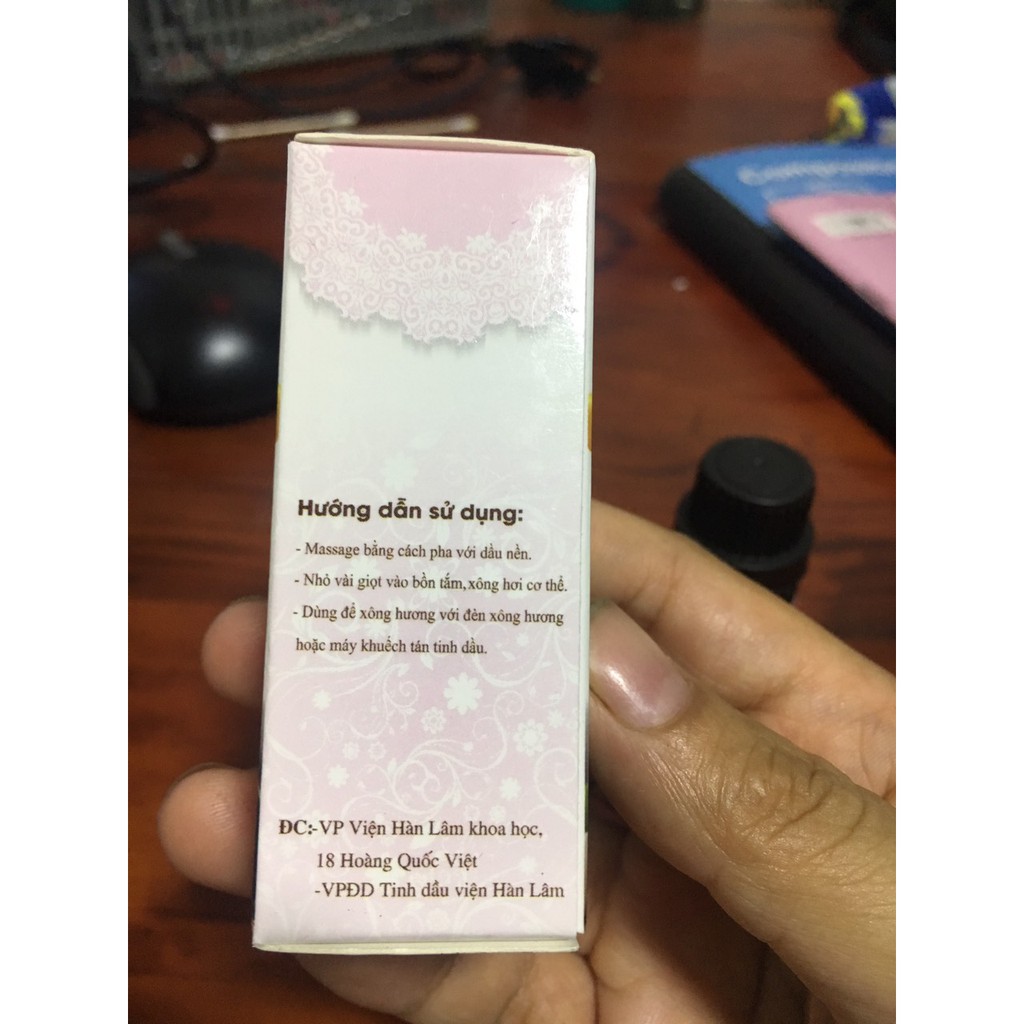 Tinh dầu thiên nhiên các loại tự chọn (10ml) - Viện hàn lâm KHVN sản xuất