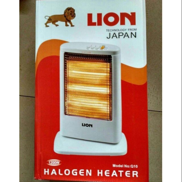 Quạt sưởi Lion 3 bóng - 1200W