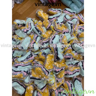 {vintagevn} 1 đôi tất hoa cúc