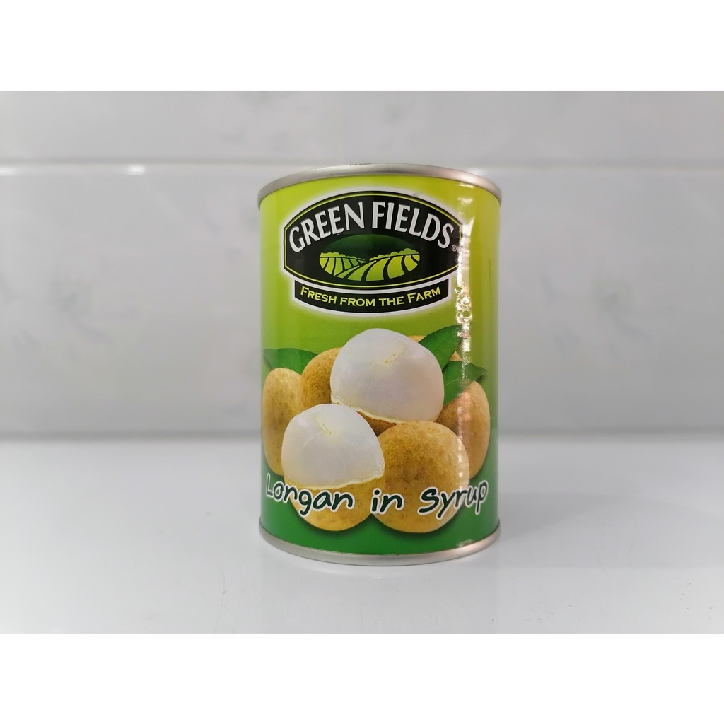 [565g] TRÁI NHÃN ĐÓNG HỘP [Thailand] GREEN FIELDS Longans in Syrup
