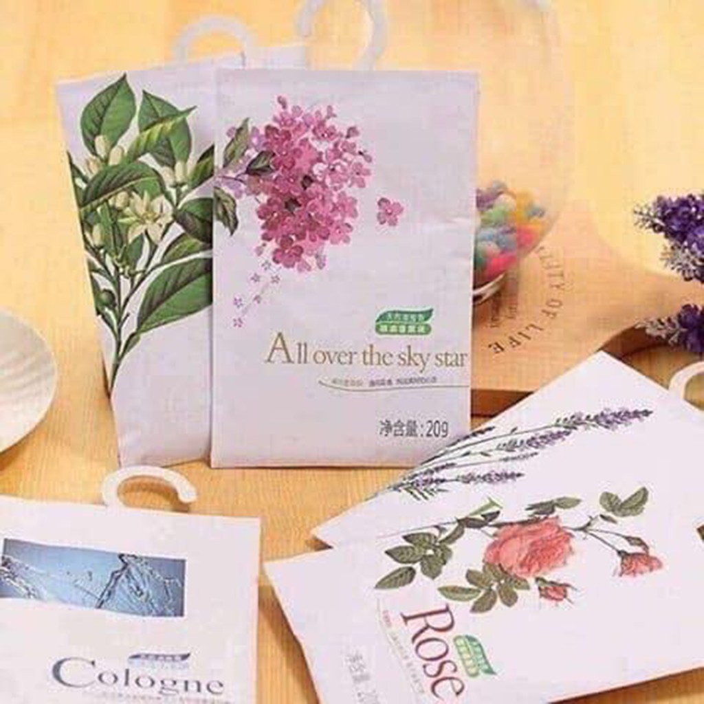 [Hot]-Combo 3 Túi Thơm Thảo Dược Nhiều Mùi Để Thơm Nhà Và Tủ Quần Áo