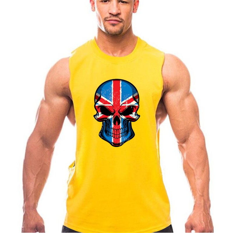 Áo thun sát nách cổ tròn năng động cho nam