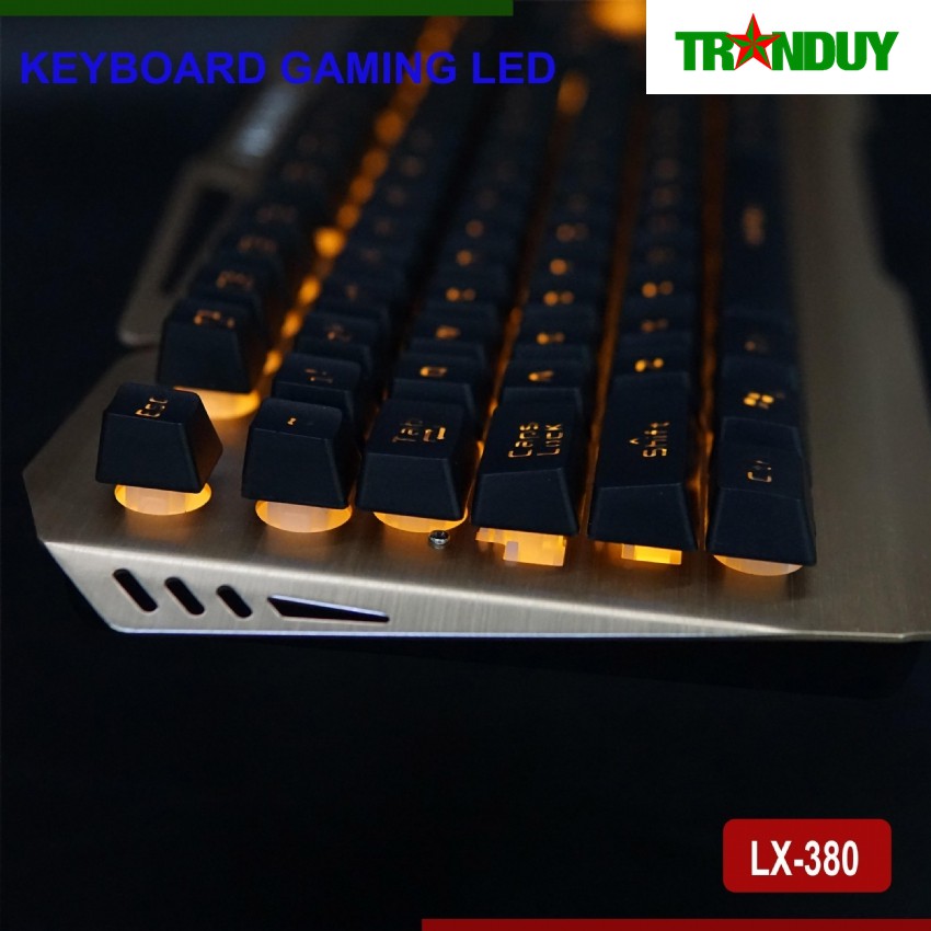K060 Bàn phím giả cơ LED LANGXIE LX380