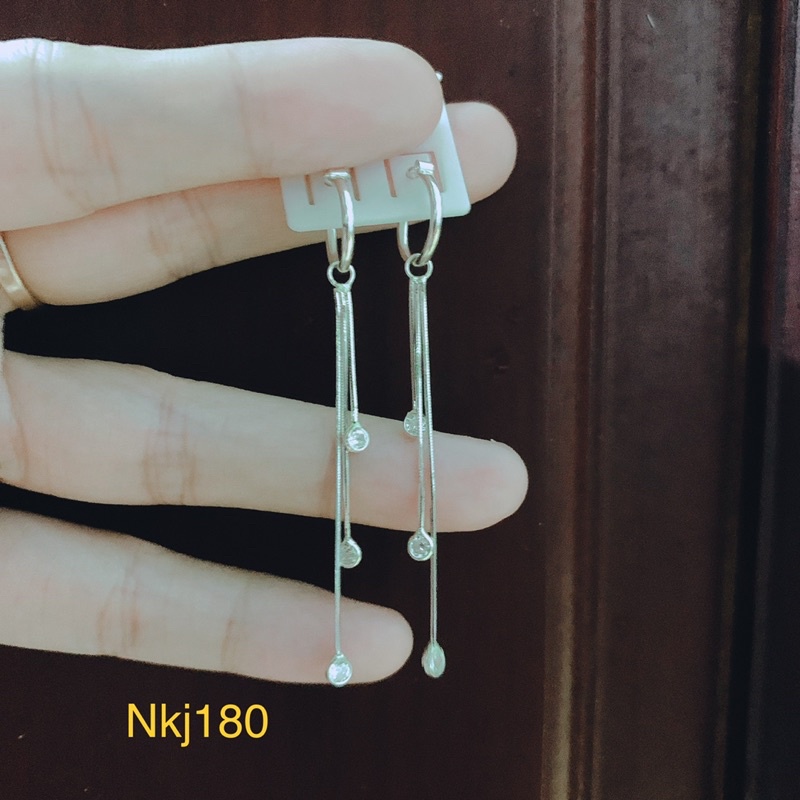 MỘT SỐ MẪU BÔNG TAI BẠC DÁNG TUA DÀI, BẠC NGUYỄN KHÁNG