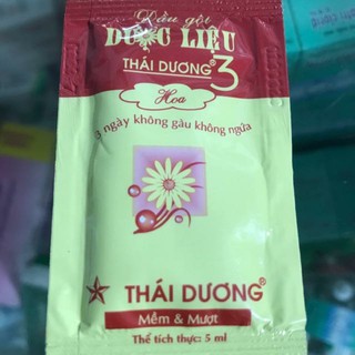 DẦU GỘI- DẦU XẢ THÁI DƯƠNG 3 (1 DÂY 10 GÓI)
