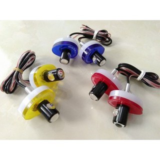 Xi nhan cúc áo 2 tầng, 2 mắt có đế led (xi nhan multi 2 mắt có đế led) độ Exciter, fz, và các dòng xe khác