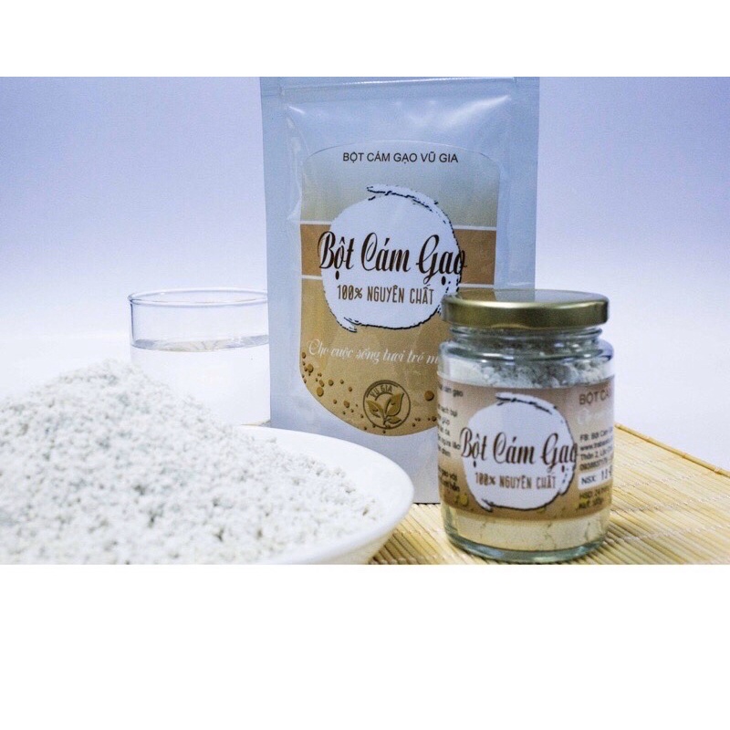 Bột cám gạo nguyên chất Vũ Gia (50g/túi)