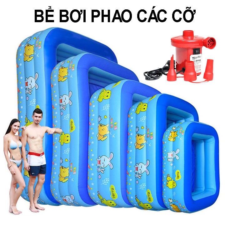 Bể bơi phao , hồ bơi cho bé nhiều size có chống trượt