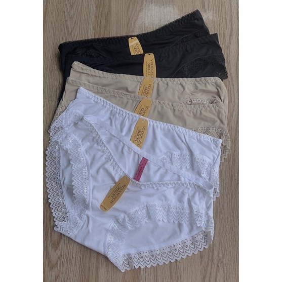 Quần Lót Su ren Trơn Mịn , Quần chip nữ Màu basic M5865