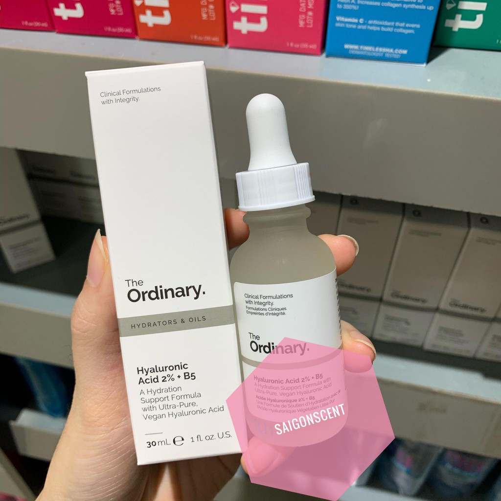 Tinh chất phục hồi da The Ordinary Hyaluronic Acid 2% + B5 ( 30mL )