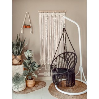 Xích đu Macrame xương cá bao gồm cần treo