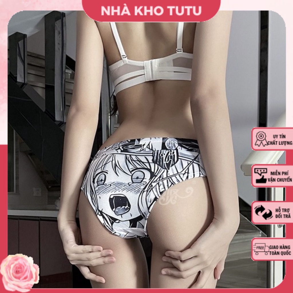 Quần lót họa tiết giả Jean - Anime TuTu AQ005