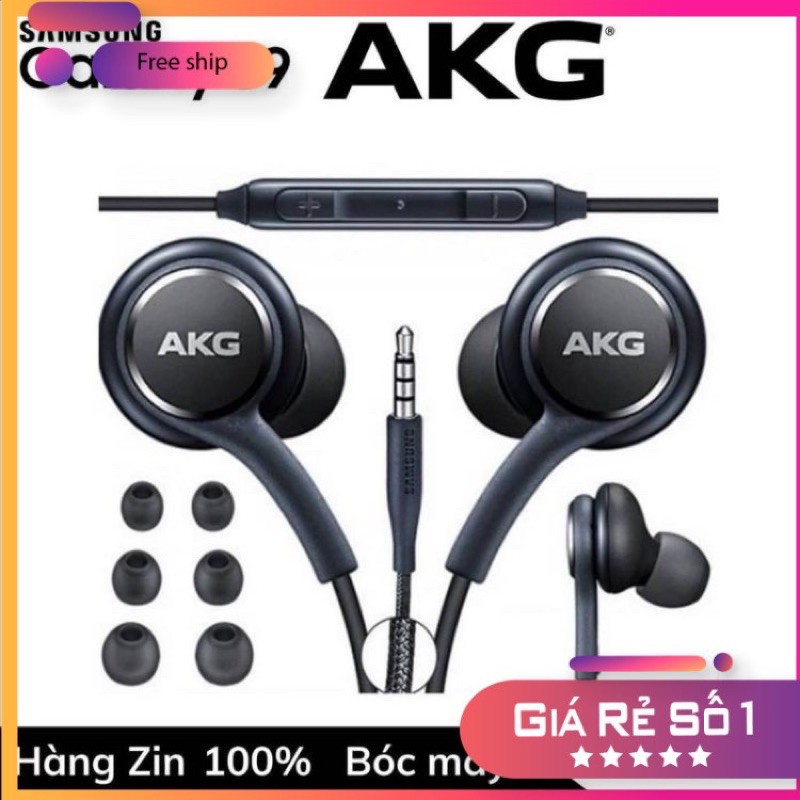 Tai nghe Samsung AKG S8, S8 plus, S9, S9 plus, Note 8, Note 9 chính hãng, Hnshop3000