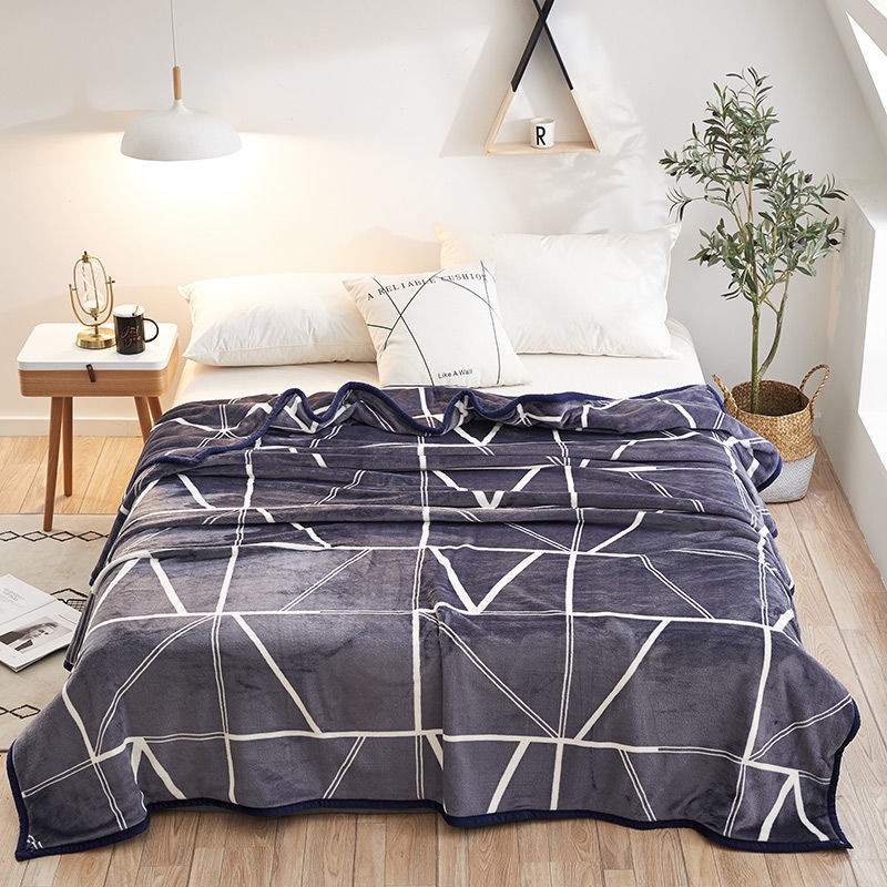 Chăn Vải Flannel Mềm Mại Giữ Ấm Mùa Đông Dùng Khi Đi Du Lịch