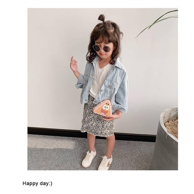 Túi đeo chéo mini YAZHOULONG họa tiết hoạt hình dễ thương cho bé
