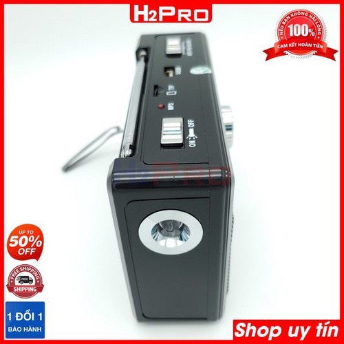 Đài Radio WAXIBA XB-741C, Đài Radio-Thẻ Nhớ-USB-MP3-Đèn pin ( Tặng Dây Sạc, Pin Sạc) Bảo Hành 12 Tháng