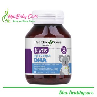 [ Chính Hãng ] Viên uống DHA Healthy Care 60 viên - DHA Kid ( mẫu mới )