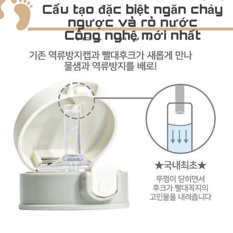 Bình uống nước cao cấp ONE TOUCH 200ml, 260ml Bluemama chính hãng Hàn Quốc &quot;Bình tập uống nước chống sặc cho bé