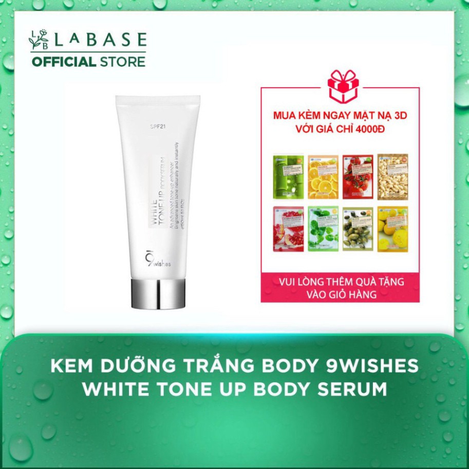 9WISHES - Kem dưỡng trắng body 9wishes White Tone up Body Serum K59