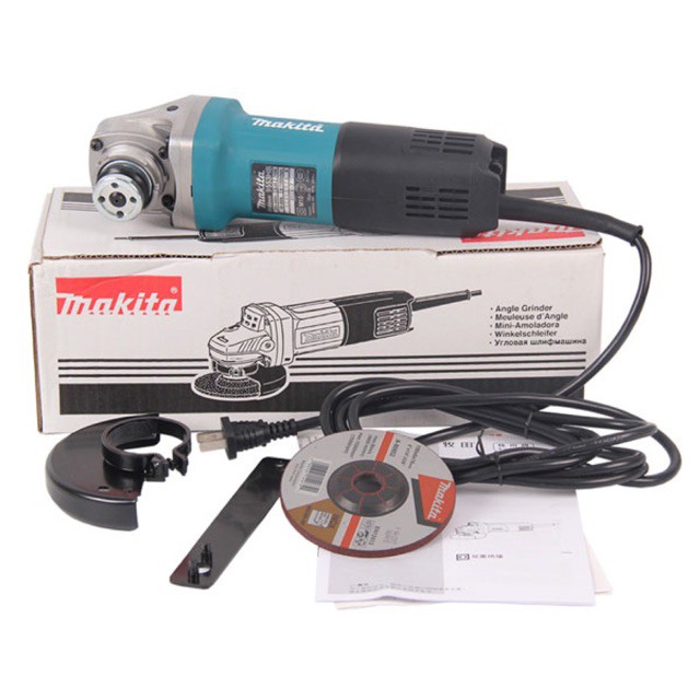 MÁY MÀI GÓC MAKITA 9556 - CHUYÊN CẮT, CHÀ NHÁM , ĐÁNH BÓNG - 100% ĐỒNG - MÁY MÀI CẦM TAY MAKITA - MÁY CẮT 9556