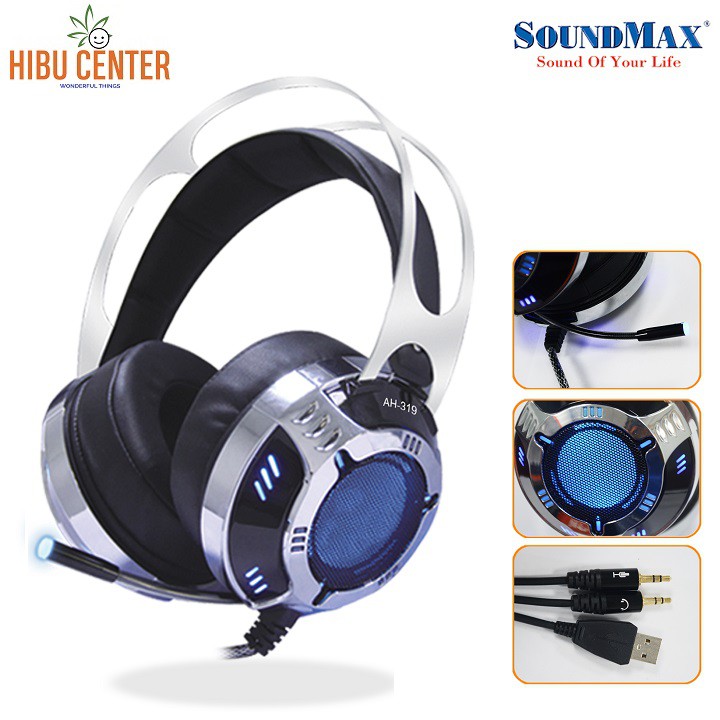 Tai Nghe Chụp Tai SOUNDMAX AH-319 HIBUCENTER