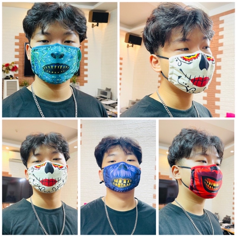 Khẩu trang hoátrang HALOWEEN