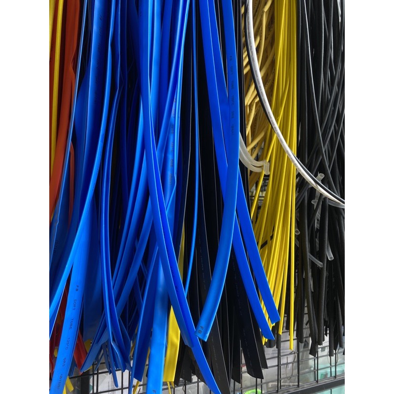 Gen co nhiệt cách điện màu xanh-đỏ-vàng-đen từ 5-6-8-10mm