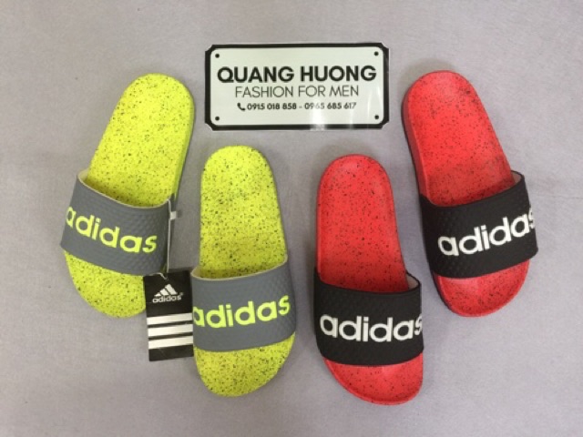 Dép bản to Adidas siêu nhẹ êm thời trang chống hôi chân cho mùa Hè 2018