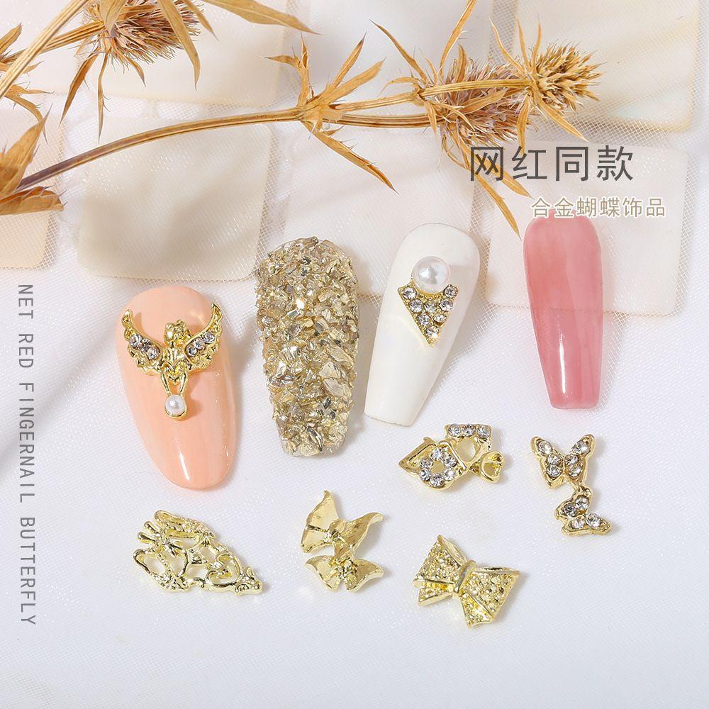 Bộ HạT ĐíNh Trang Trí MóNg HìNh Nơ 3D|Phụ Kiện Trang Trí Nhà Cửa Độc Đáo Sáng Tạo