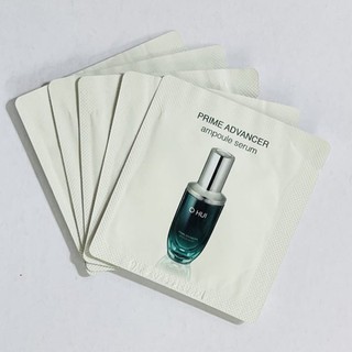 [Gói sample 1ml] Serum tinh chất dưỡng trắng, căng bóng, chống lão hóa da - Ohui Xanh Prime Advancer Ampoule Serum