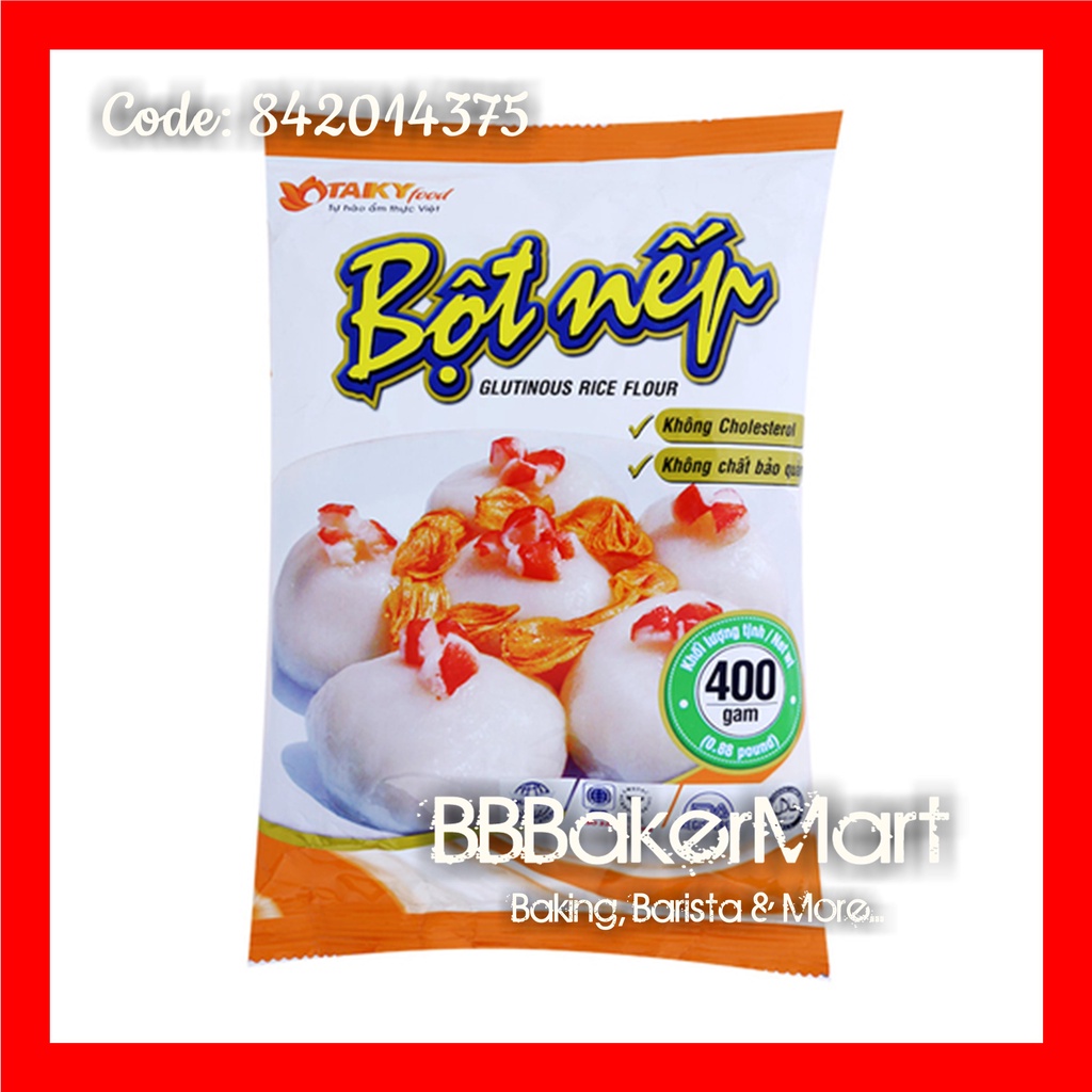 400gr - Bột NẾP hiệu Tài Ký - Gói nhỏ 400gr